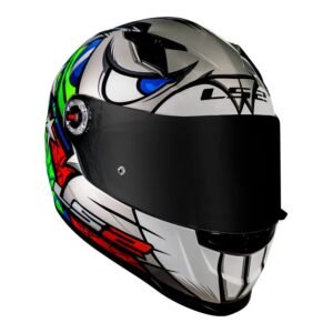 CAPACETE LS2 CLASSIC ALEX BARROS CINZA - 58/M